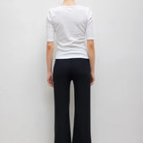 Pointelle Mid Sleeve Slim Fit Tee