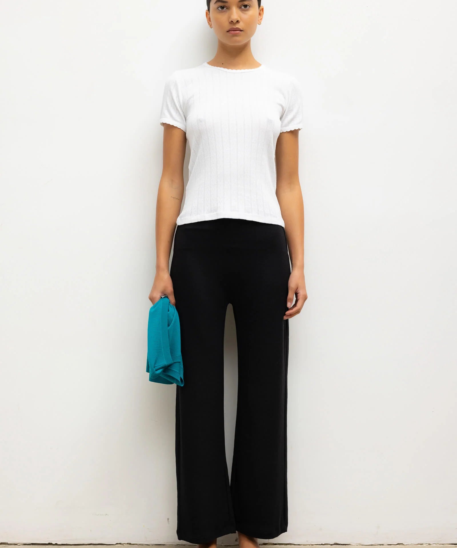 Pointelle Slim Fit Tee
