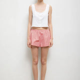 Pointelle Button Down Tank