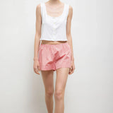 Pointelle Button Down Tank