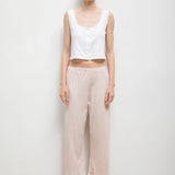 Pointelle Crop Wide Leg Pant