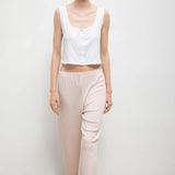 Pointelle Crop Wide Leg Pant