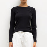 Pointelle Slim Fit Long Sleeve