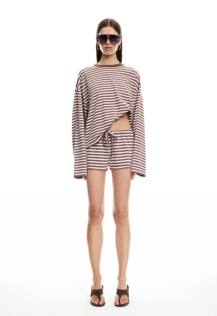 Bloom Stripped Long Sleeve Top