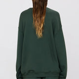 Oversized V Neck Sweatshirt