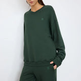 Oversized V Neck Sweatshirt