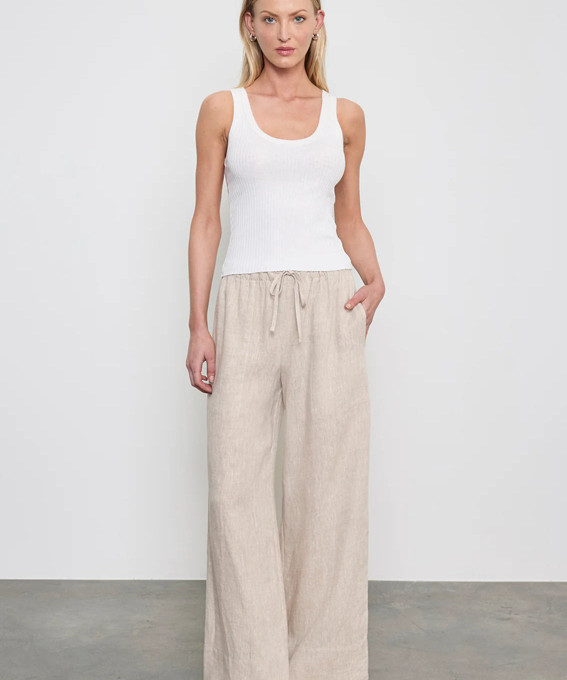 Military Rib Crop Tank