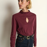 Naomi Keyhole Tee Port