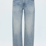 Lexi Mid Rise Bowed Straight Jean - Bowie