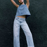 Donny Rolled Hem Boyfriend Jean