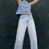 Donny Rolled Hem Boyfriend Jean