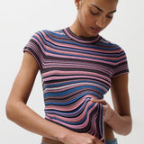 Selene Short Sleeve Sweater Tee