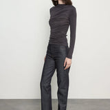 Fluid Jersey Twist Top