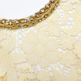 Yellow Lace Top