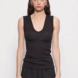 Textured Rib Sleeveless