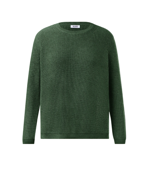 Emma Crewneck Shaker Sweater