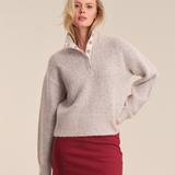 Boxy Snap Front Henley