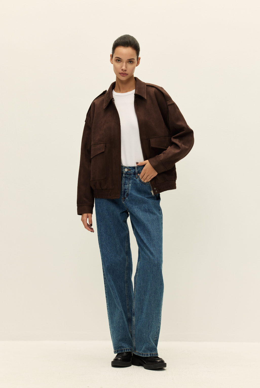 Elio Vegan Suede Jacket