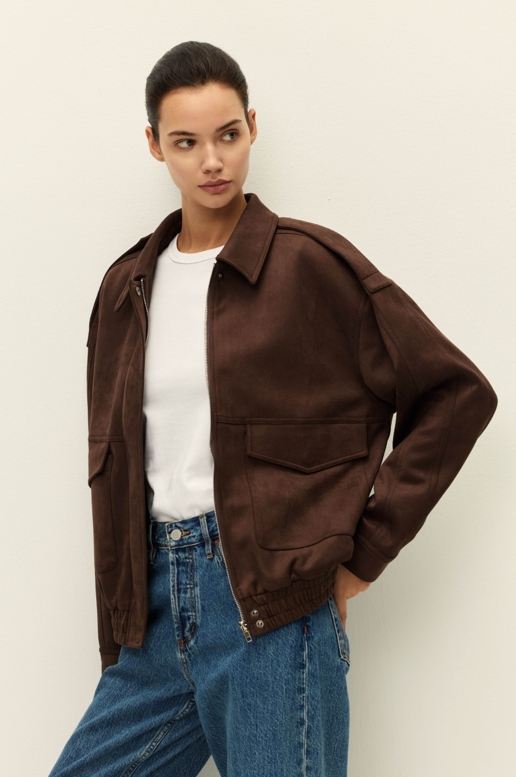 Elio Vegan Suede Jacket
