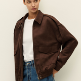 Elio Vegan Suede Jacket