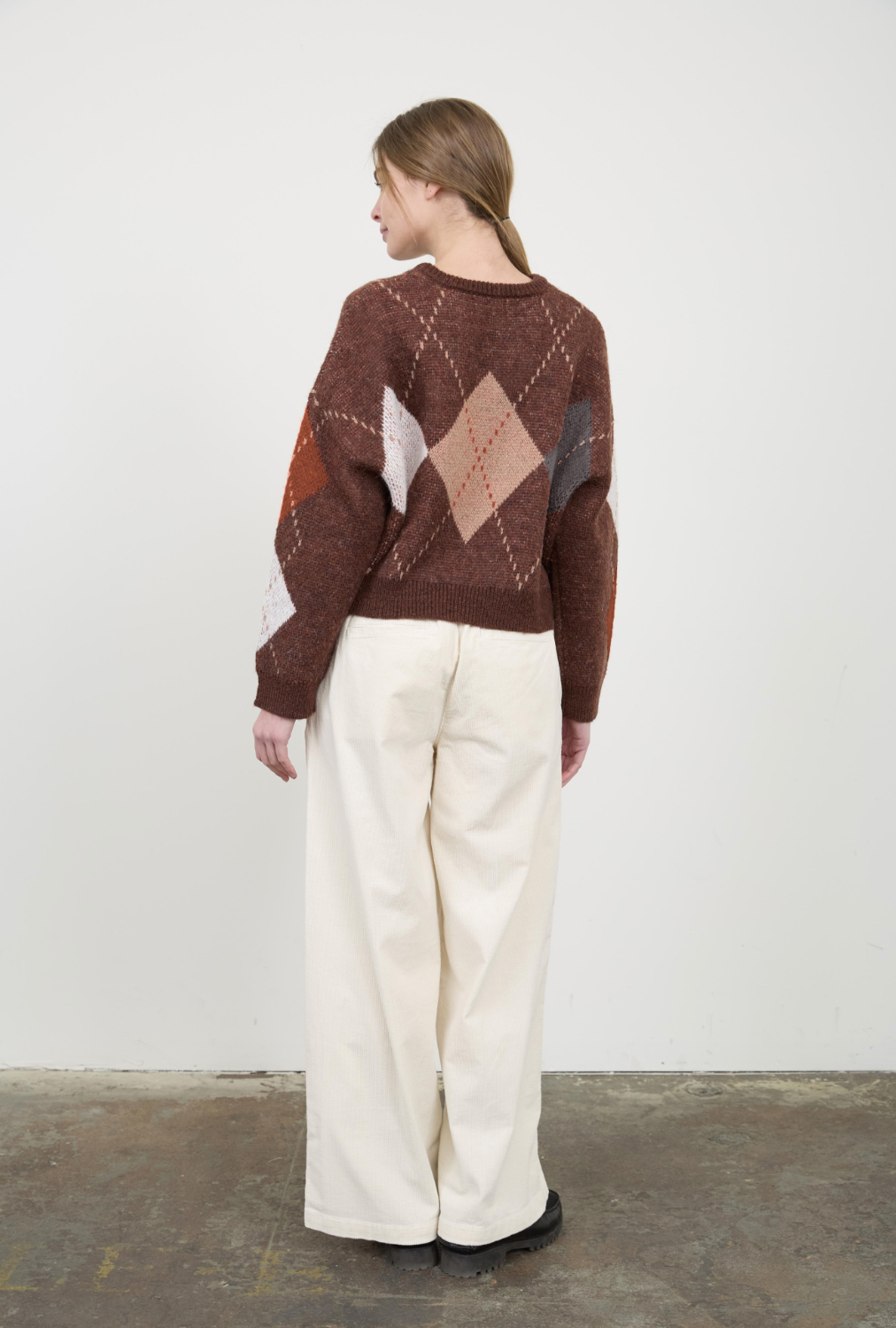 Argyle Pullover Sweater