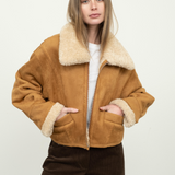 Shearling Faux Fur Jacket