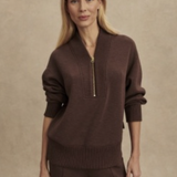 Sally Half Zip Sweat