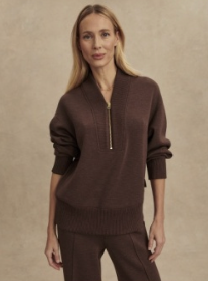 Sally Half Zip Sweat