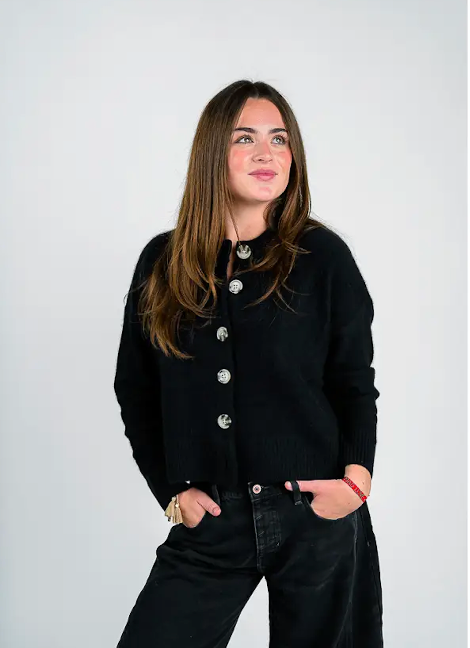 Nina Crewneck Cardigan