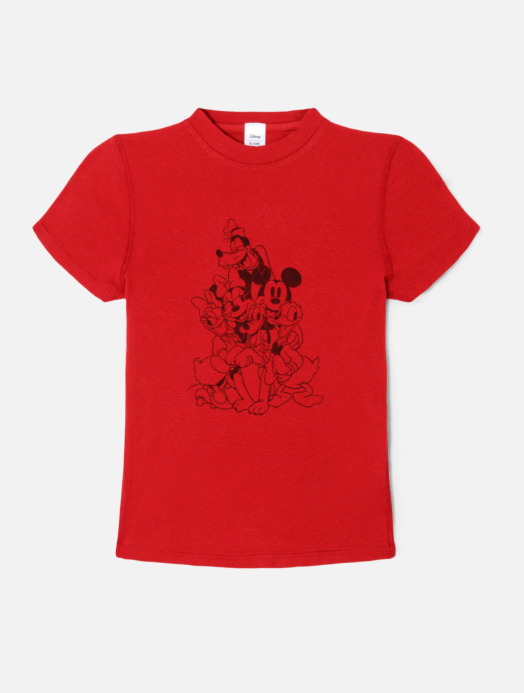 90s Baby Tee Mickey Crew
