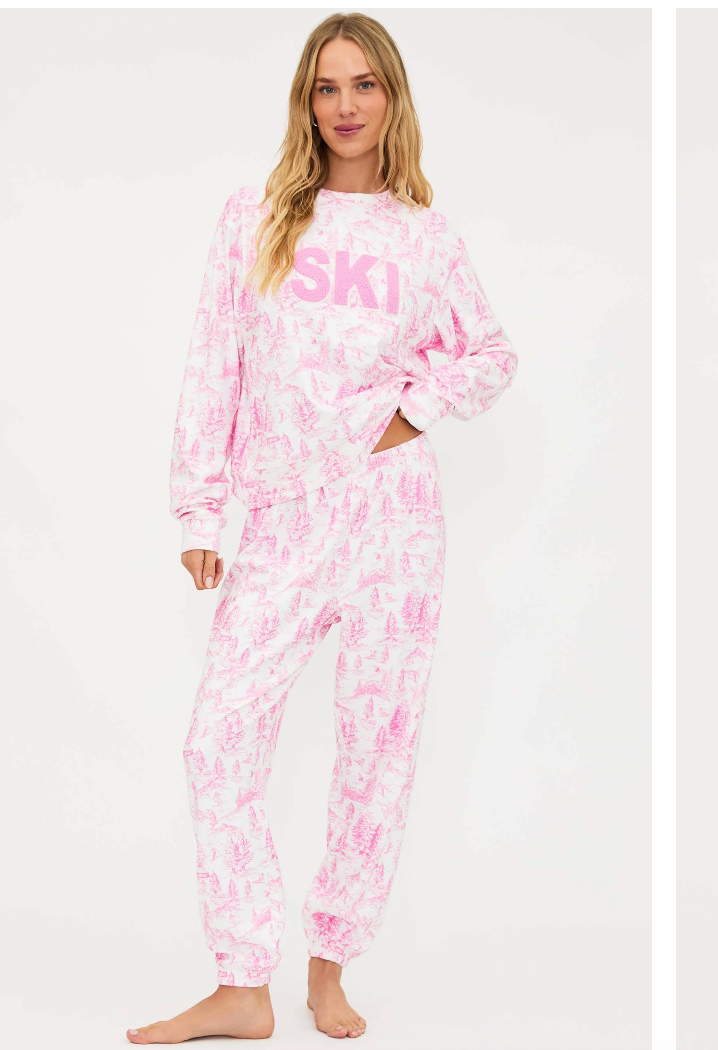 Georgie Pant Pink Toile