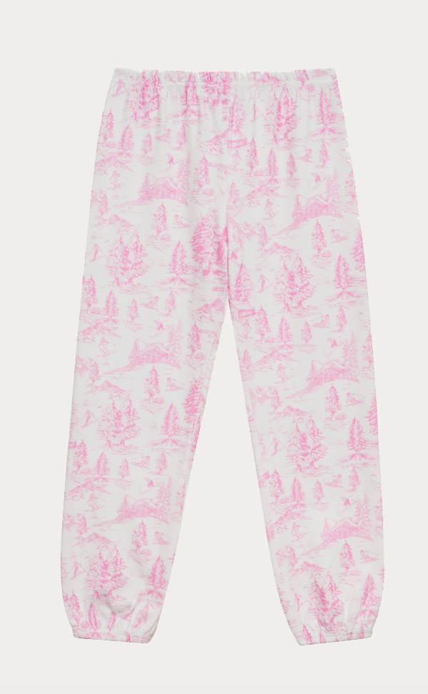 Little Georgie Pant Pink Toile