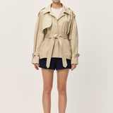 Noa Cropped Trench Coat