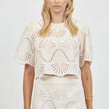 Cannes Eyelet Top