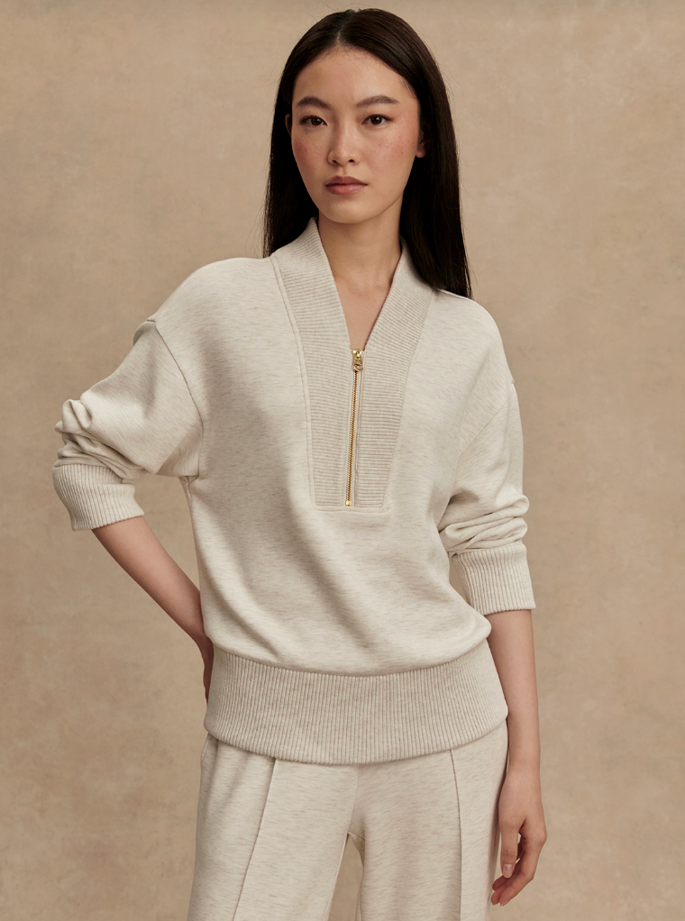 Sally Half Zip Sweat