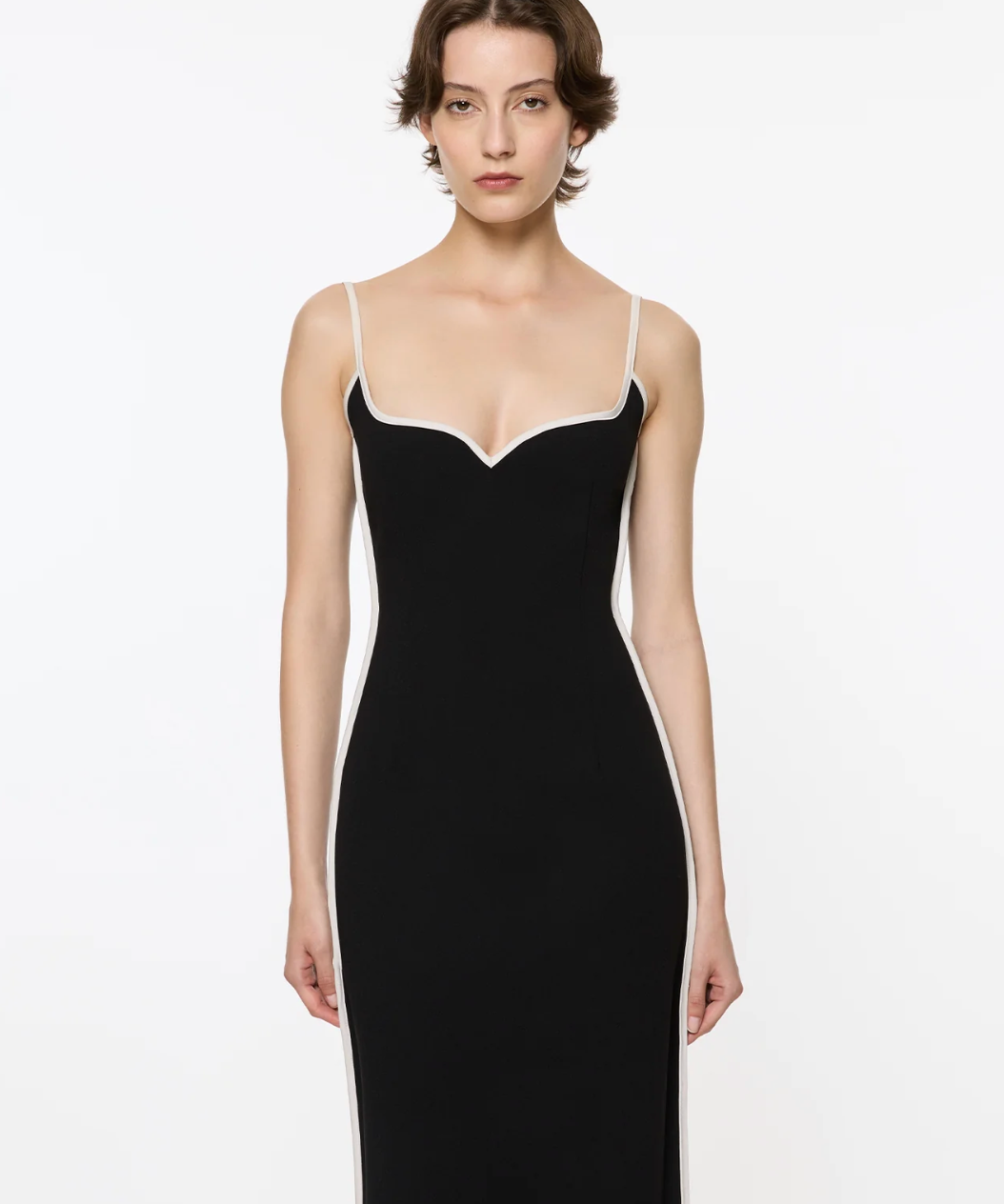 Heart Dress - Black & White
