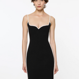 Heart Dress - Black & White