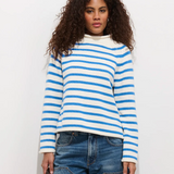 Eastport Striped Rollneck In Cotton