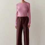 The Silk Taffeta Cargo Pant
