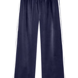 The Silk Stripe Crop Pant