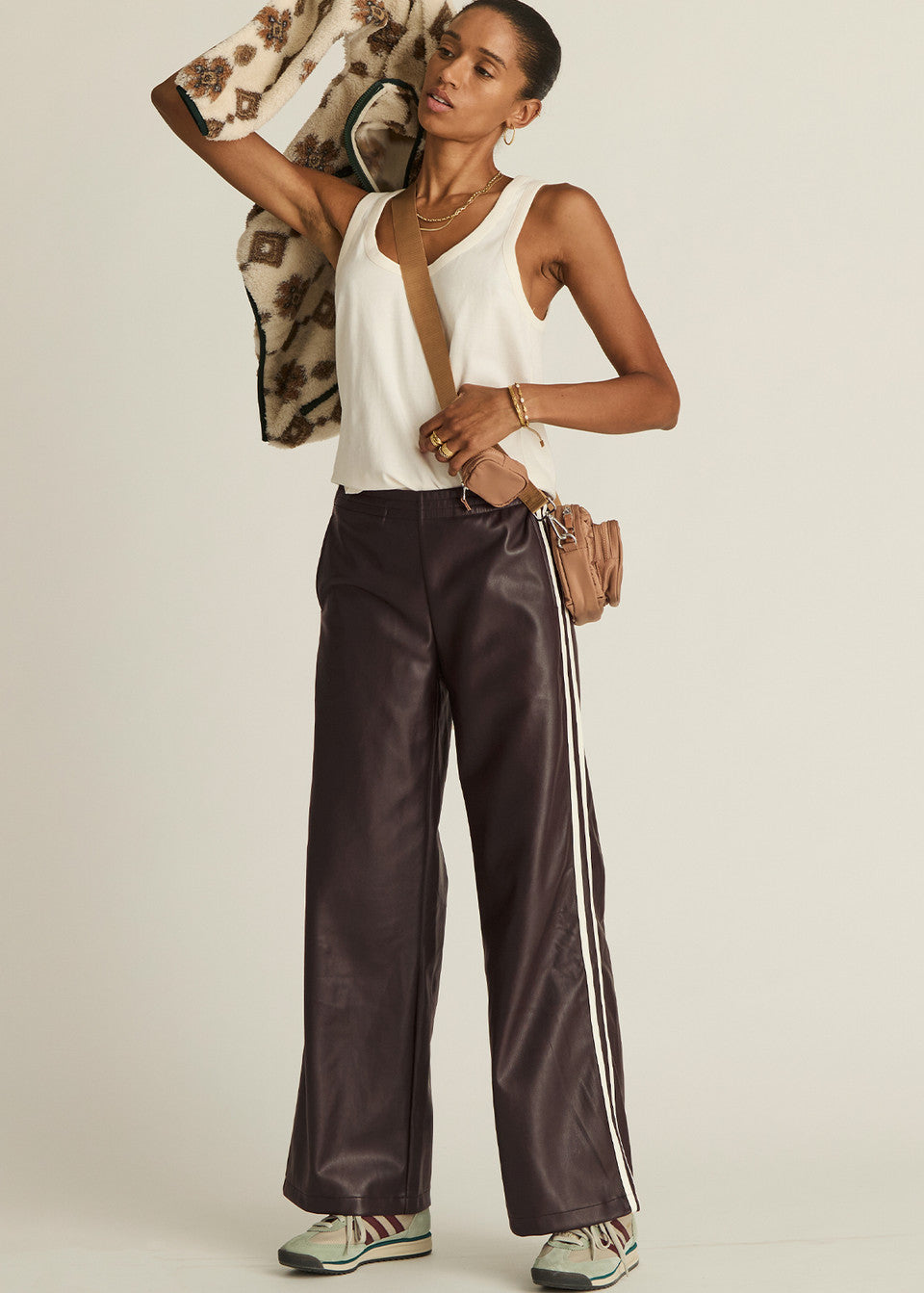 Vegan Leather Twlight Pant