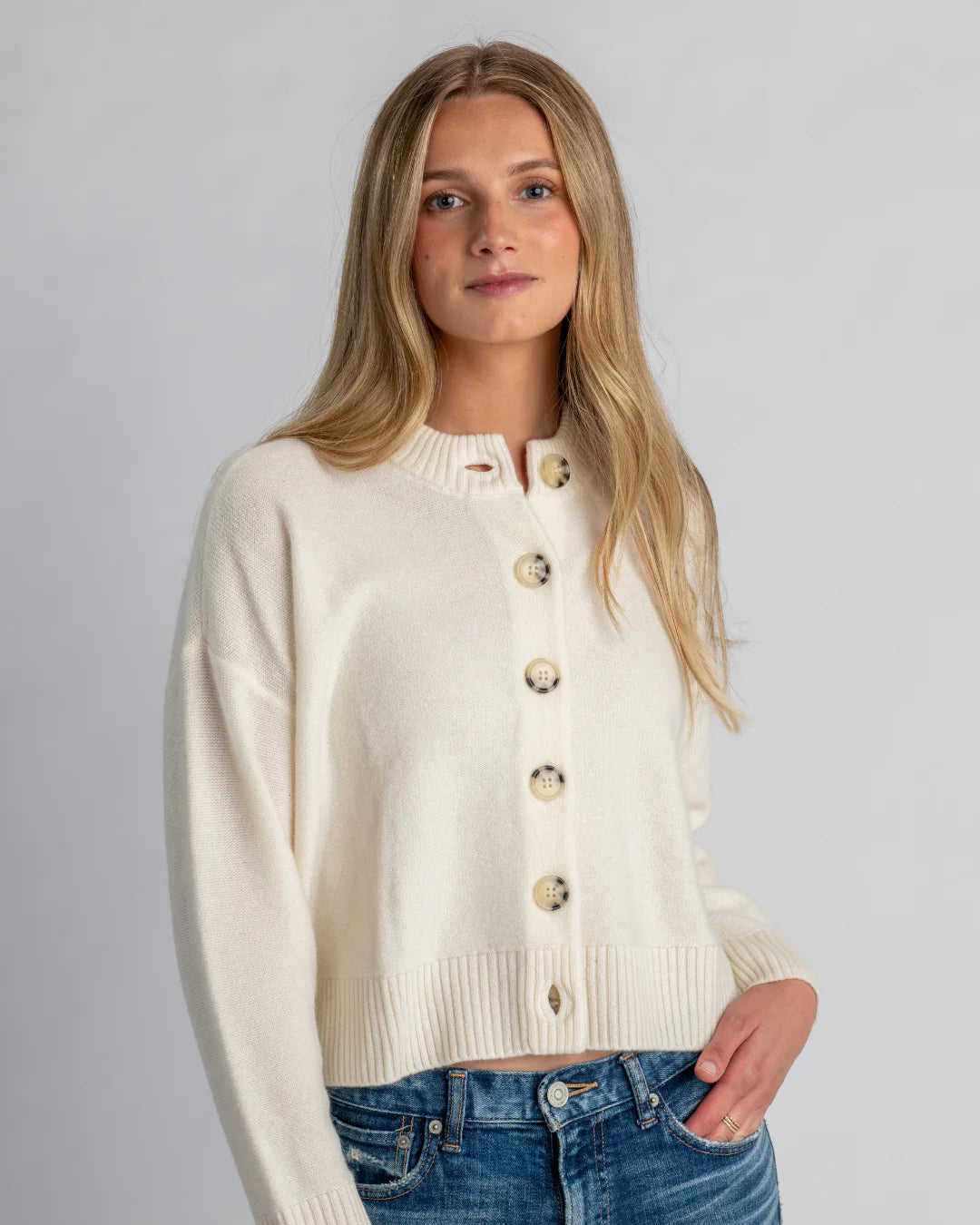 Nina Crewneck Cardigan