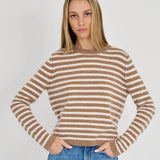 Gemma Cashmere Stripped Crew