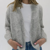 Brody Mohair Open Cardigan