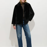 Duane St Jacket In Faux Fur