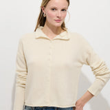 Taylor Cardigan in Washed Cashmere