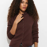 Taylor Cardigan in Washed Cashmere