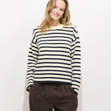 Normandy Striped Sweater In Cotton