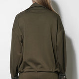 Nylah Soft Knit Funnel Neck Jacket