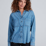 Oversized Denim Shirt